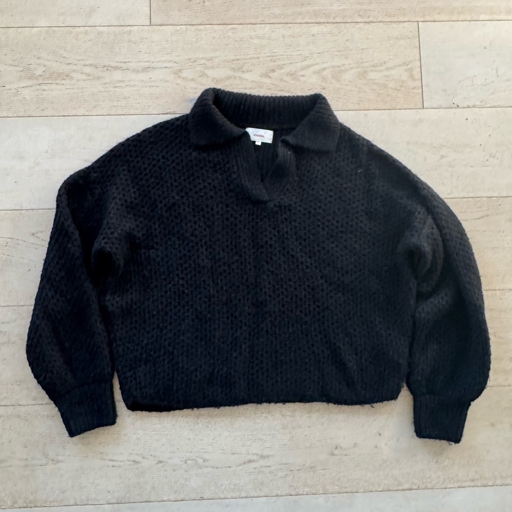XIRENA ally sweater in black M Alpaca - Picture 4 of 9